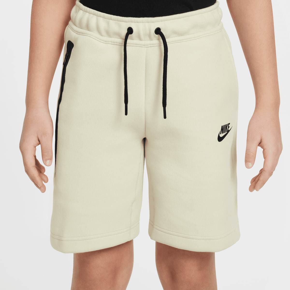 Nike Junior Sportswear Tech Fleece Short unisex Sport shorts beige Kleding