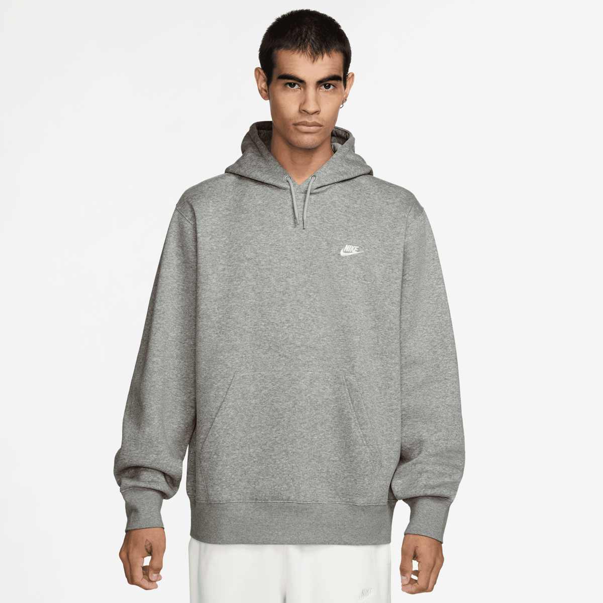 Nike, Club Basketball Pullover Hoodie, grey