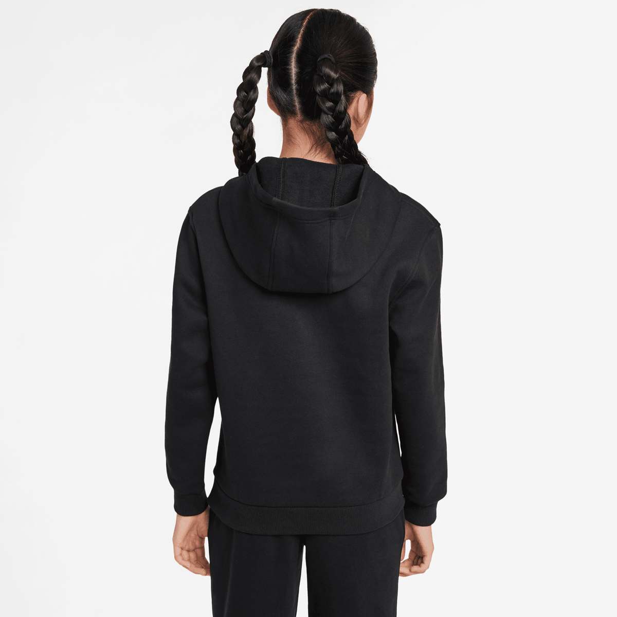 Nike Junior Sportswear Club Fleece Hoodie Hoodies & Sweaters in zwart formaten: 137