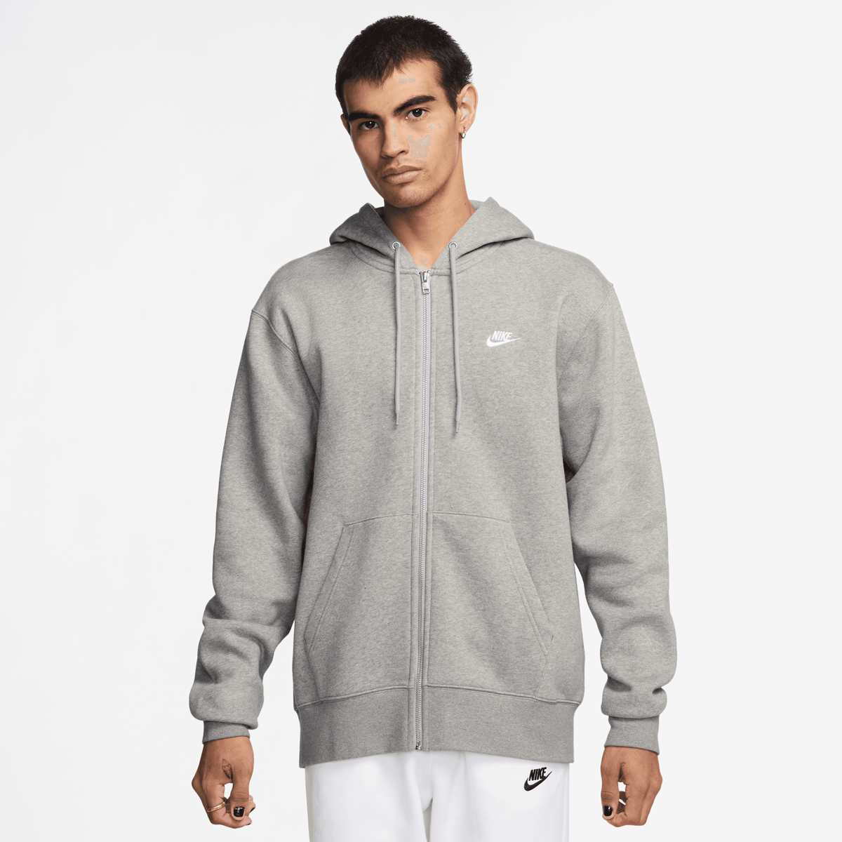 Nike, Club Basketball Fleece Hoodie, grey