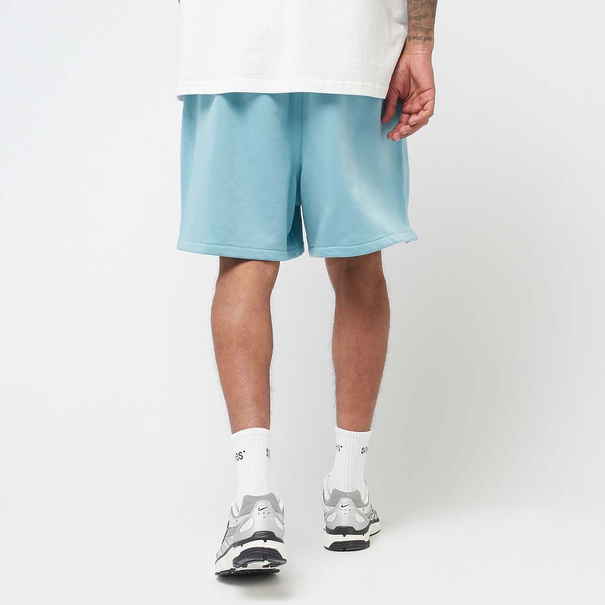 Nike Club Flow French Terry Shorts men Sportshorts blauw Maat S Kleding