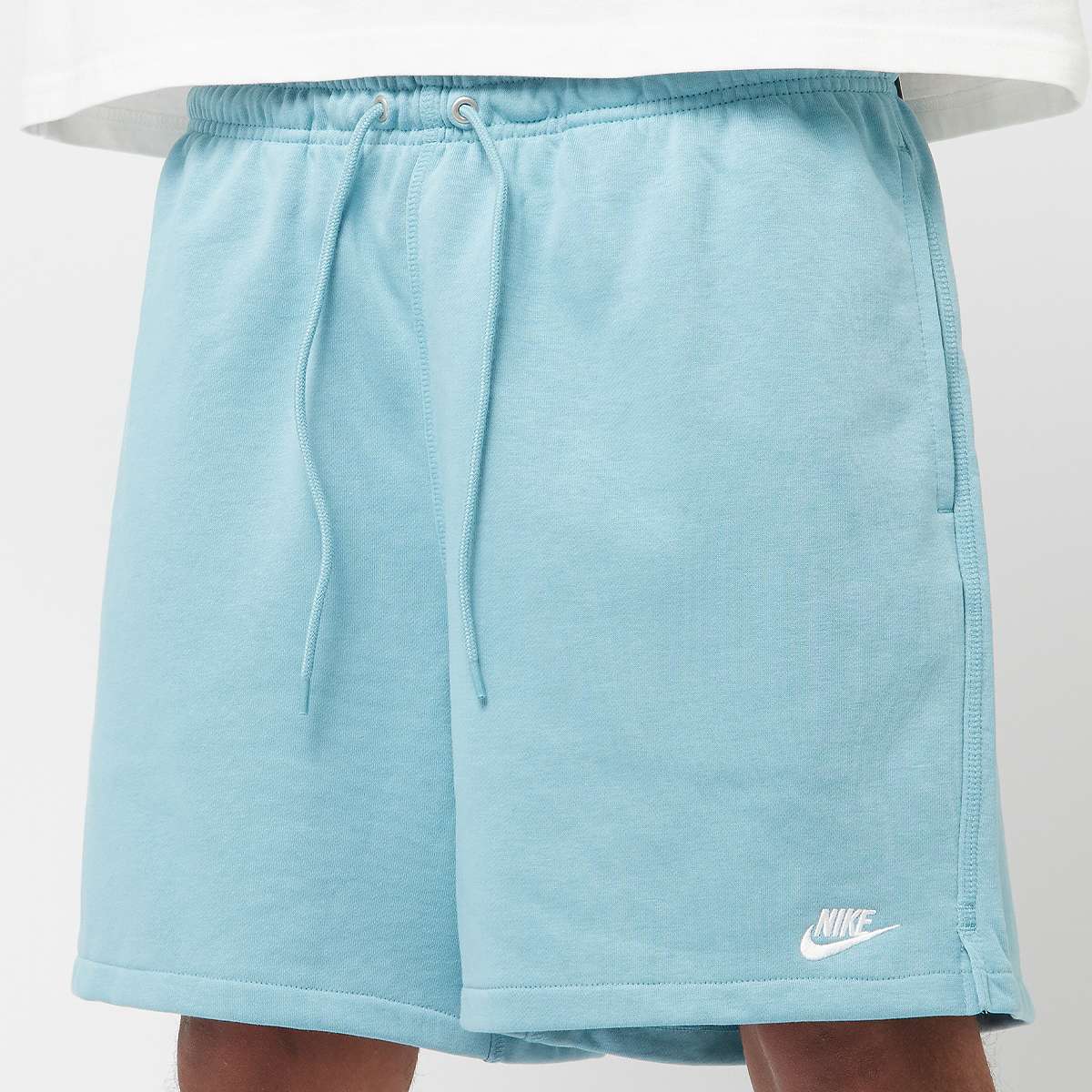 Nike Club Flow French Terry Shorts men Sportshorts blauw Maat S Kleding