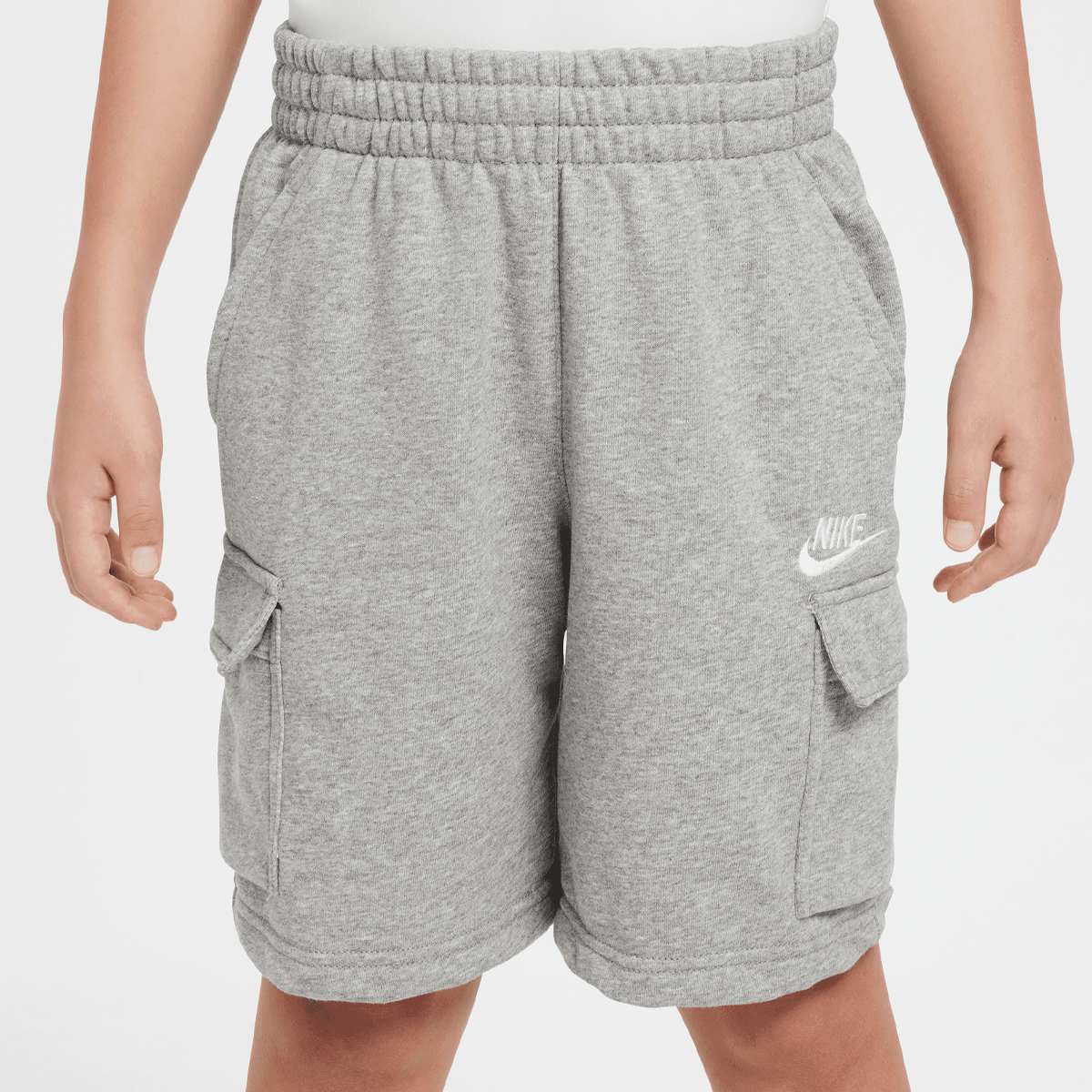 Nike Sportswear Club French-Terry Cargo Shorts unisex grijs Kleding