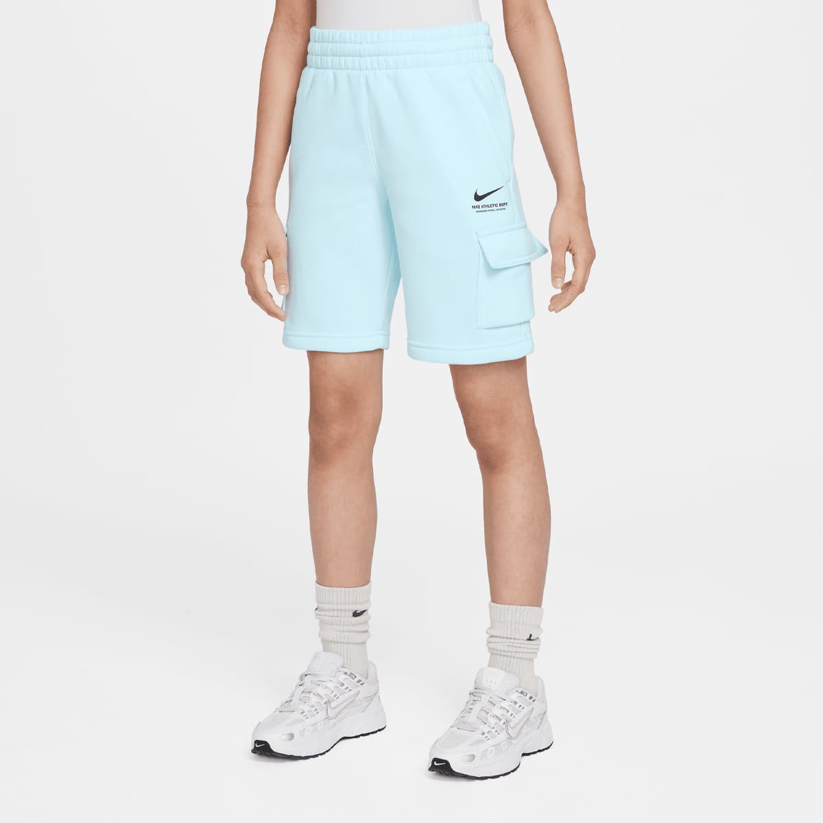 Nike Cargoshorts van fleece voor Sportswear Glacier Blue Glacier Blue