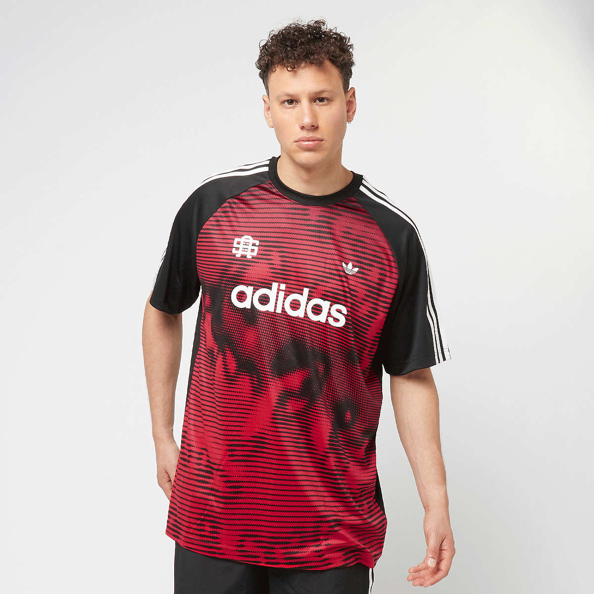 Unselected, adidas Originals, Jersey 3-Stripes AOP, red (Sold-out)