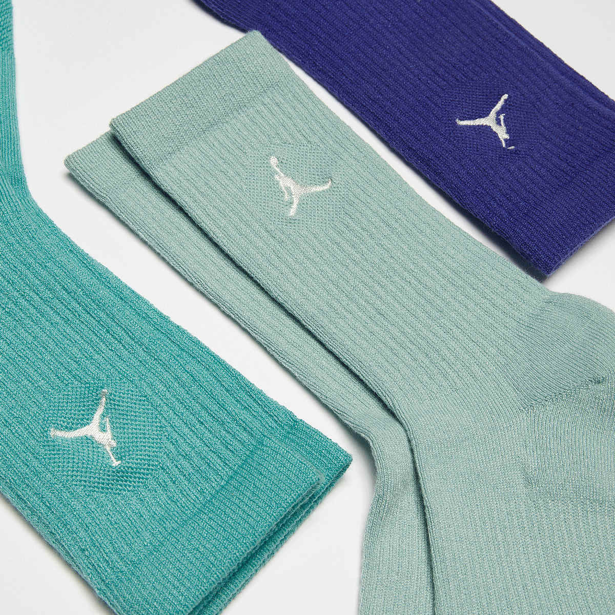 Jordan 3 PACK Everyday Max Crew white blue unisex Sokken blauw Maat 38-42 Kleding