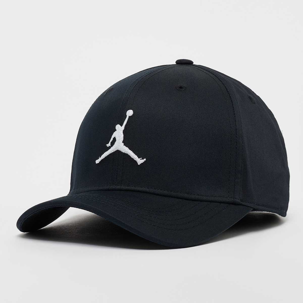 Jordan Rise Cap Structured Curved Bill Caps in zwart formaten: M L