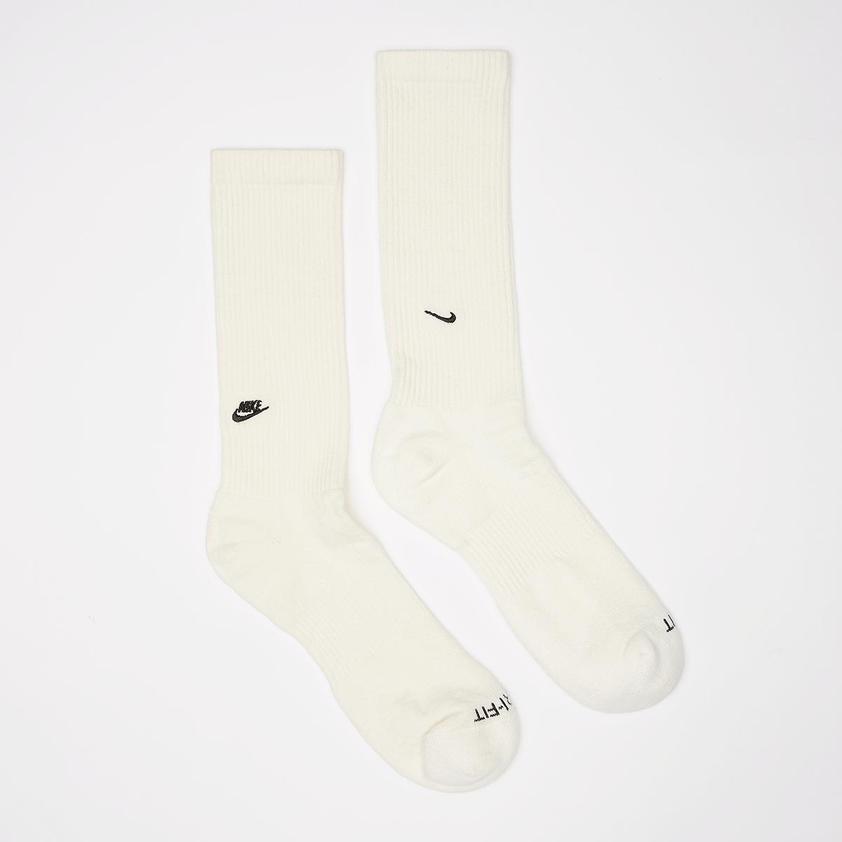 Nike 2 PACK Everyday Cushioned Crew-Socks unisex Sokken beige Maat 38-42 Kleding