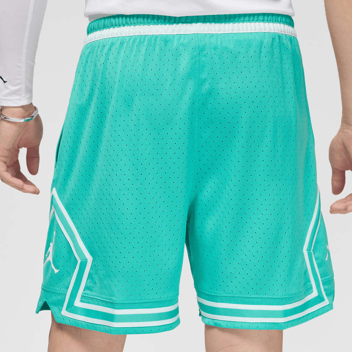 Jordan Sport Dri-FIT Diamond Mesh-Shorts men Sportshorts blauw Maat S Kleding