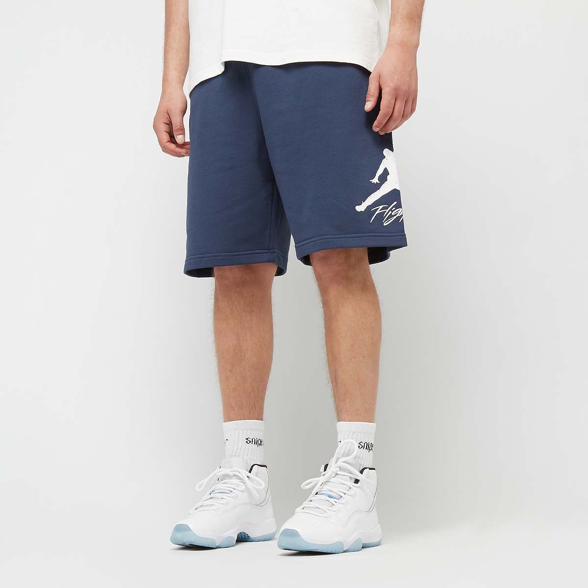 Jordan Essentials Fleece Shorts men Sportshorts blauw Maat XL Kleding