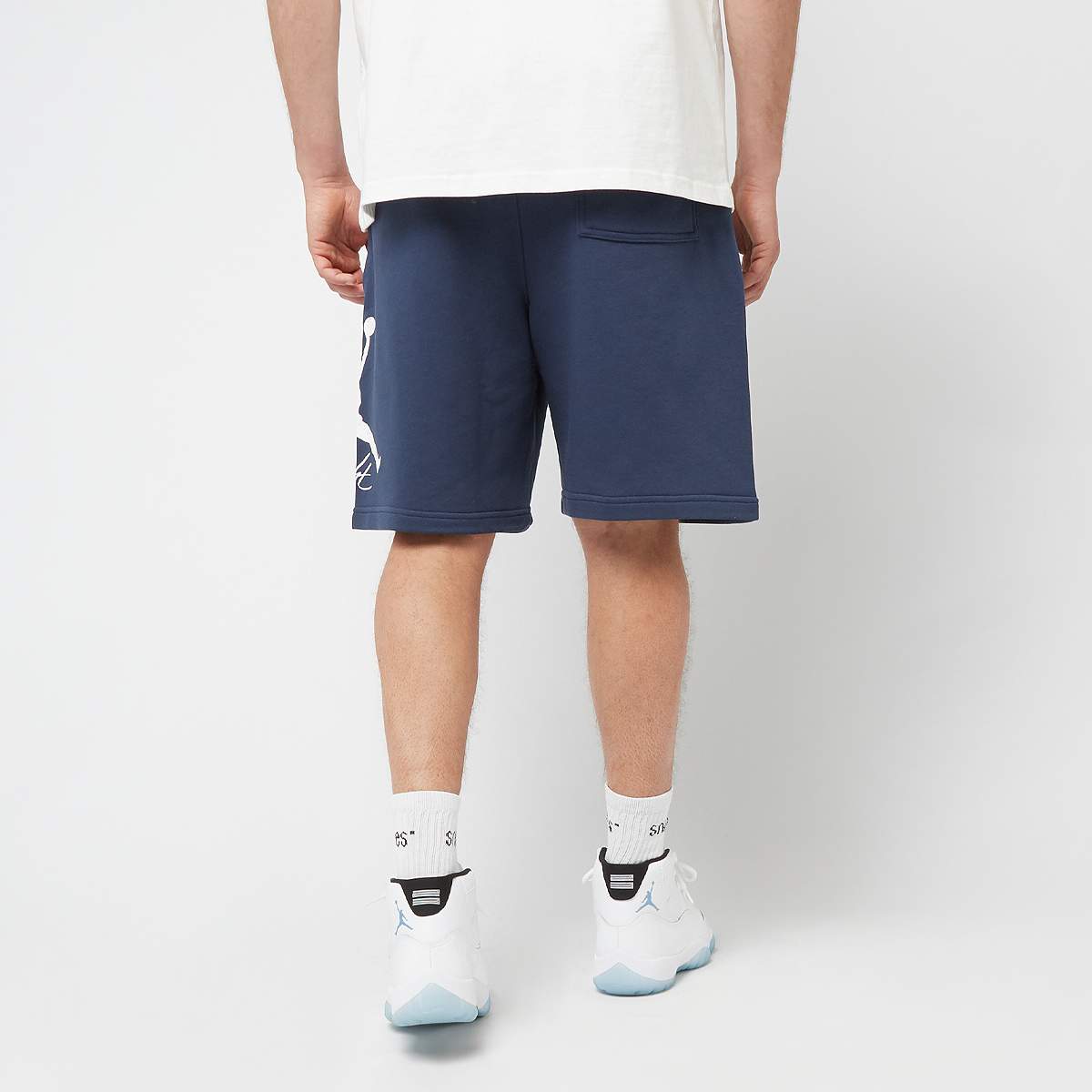 Jordan Essentials Fleece Shorts men Sportshorts blauw Maat S Kleding