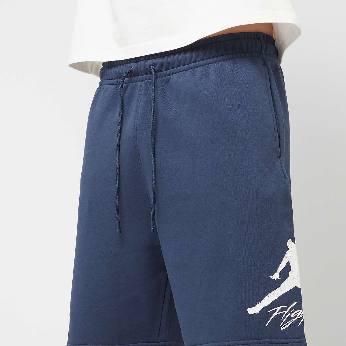 Jordan Essentials Fleece Shorts men Sportshorts blauw Maat S Kleding