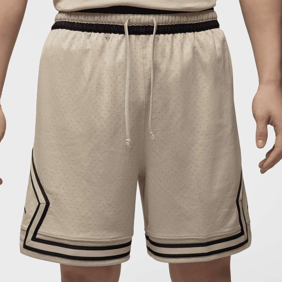 Jordan Sport Dri-FIT Diamond Mesh-Shorts men Sportshorts beige Maat S Kleding