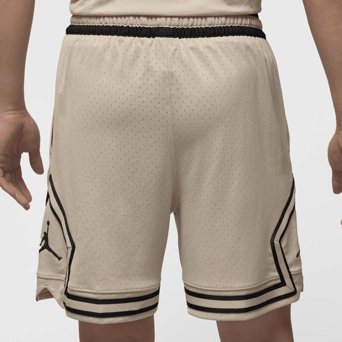 Jordan Sport Dri-FIT Diamond Mesh-Shorts men Sportshorts beige Maat S Kleding