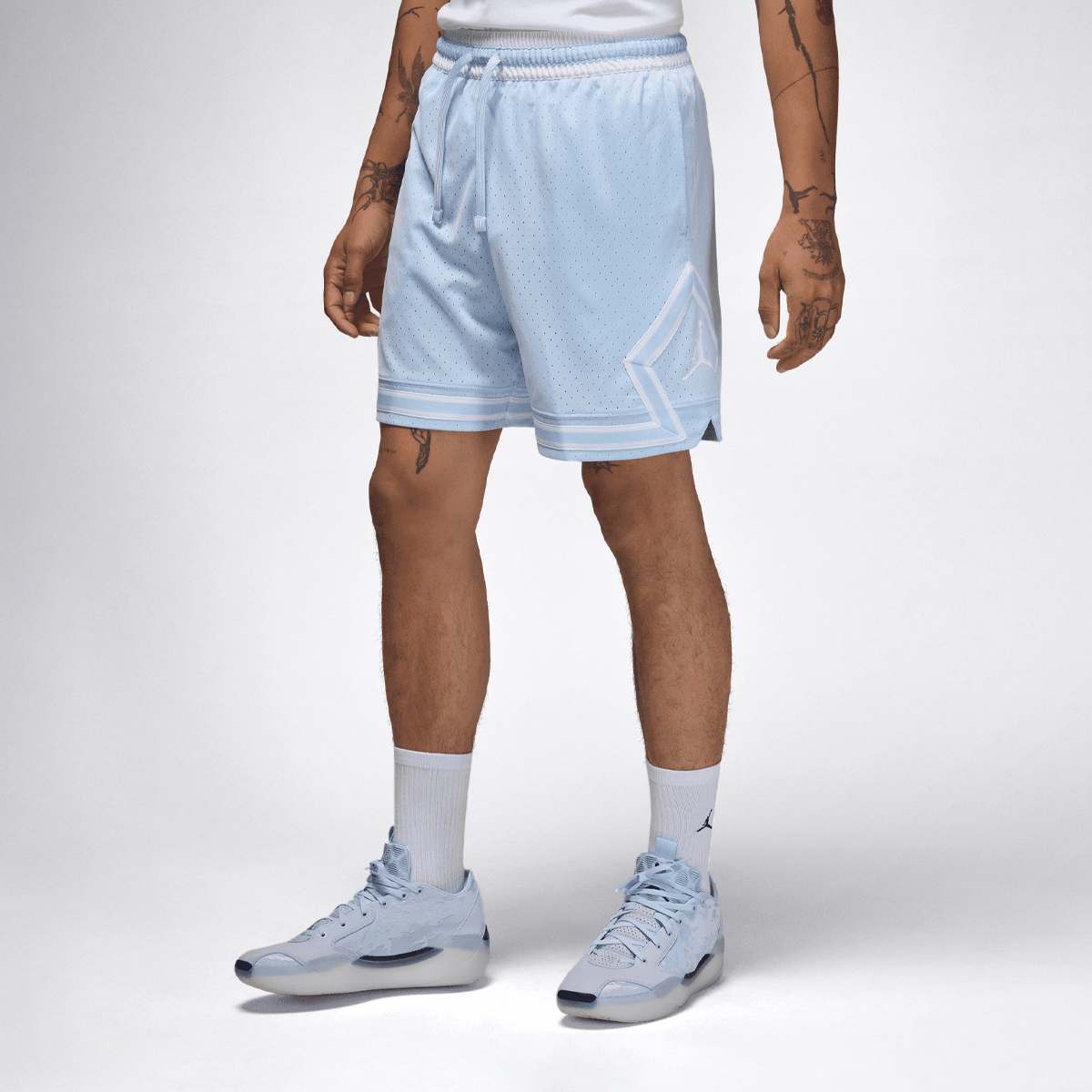 Jordan Dri-Fit Sport Diamond Short men Sportshorts blauw Maat XL Kleding