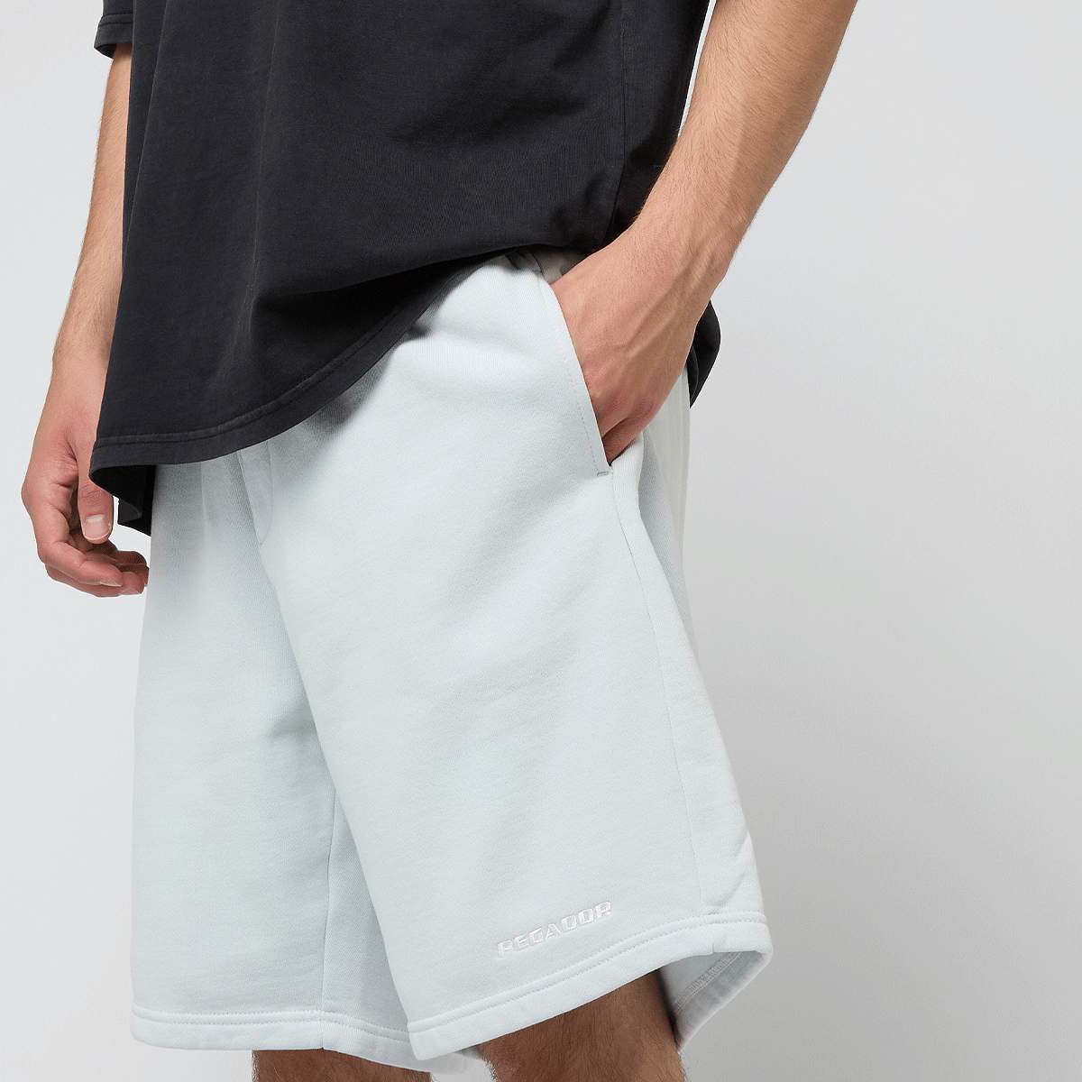 Pegador Logo Heavy Sweat Shorts men Sportshorts blauw Maat S Kleding