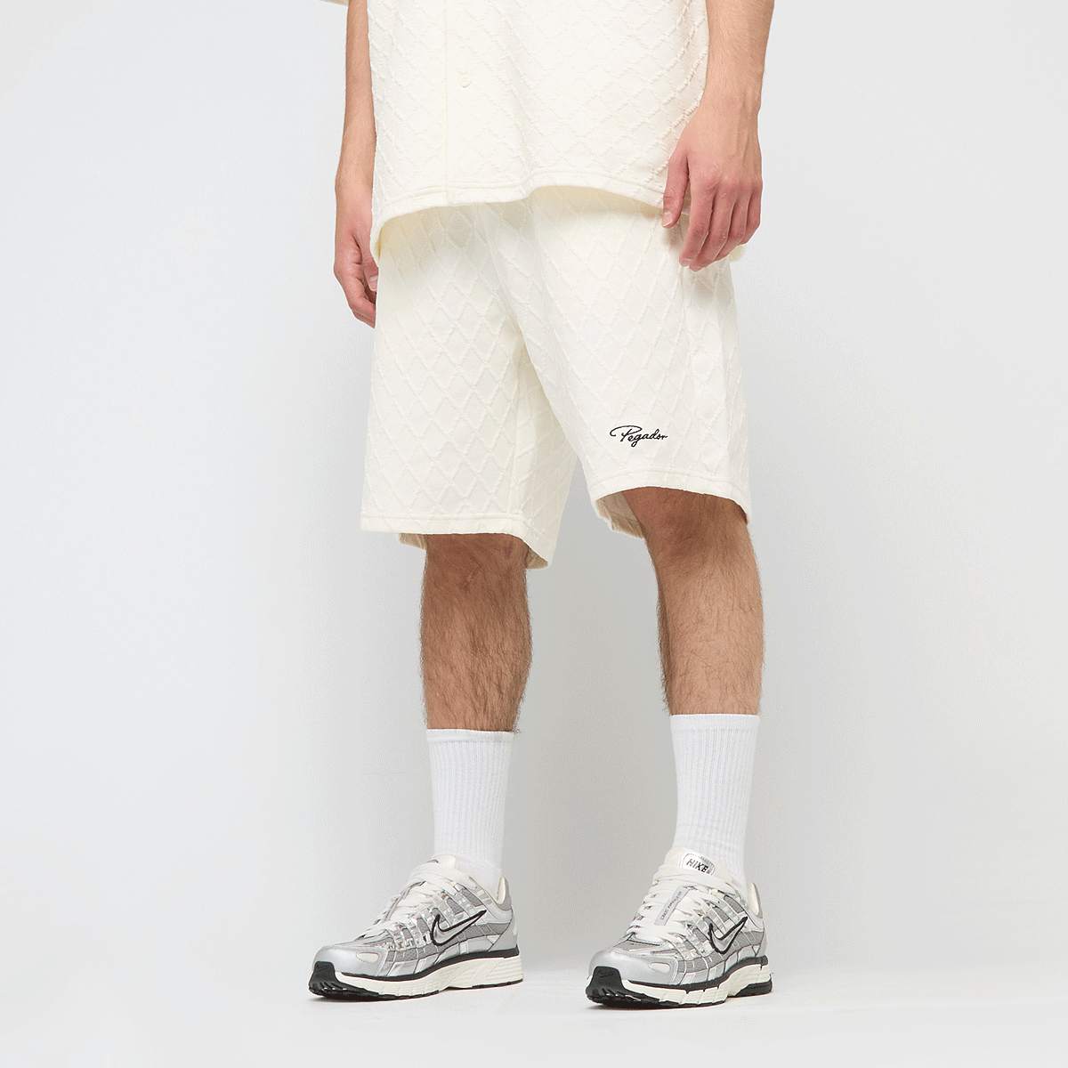 Pegador Jovren Structured Shorts men Sportshorts beige Maat XL Kleding