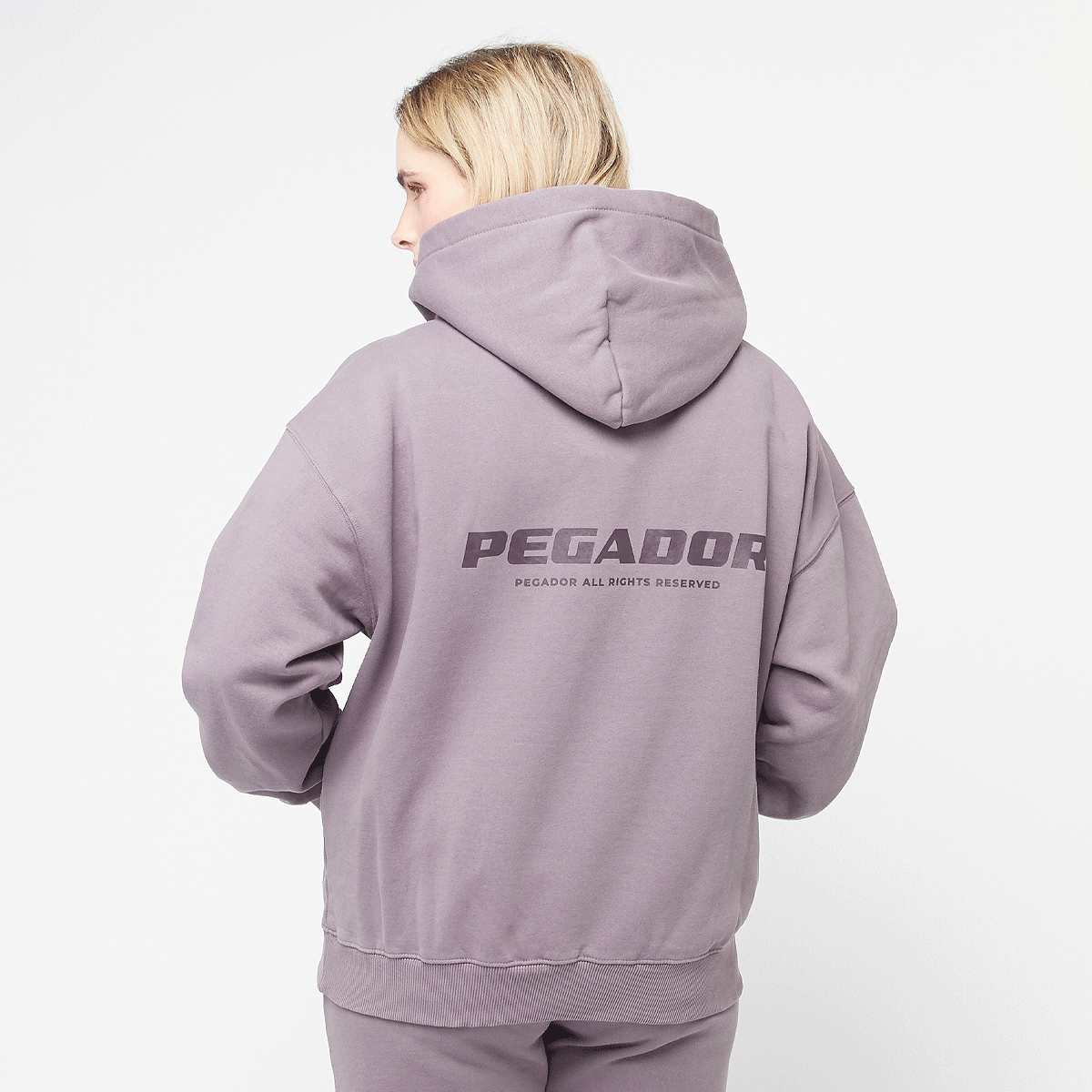 Pegador Atna Logo Oversized Hoodie wo Hoodies & Sweaters roze Maat XS Kleding