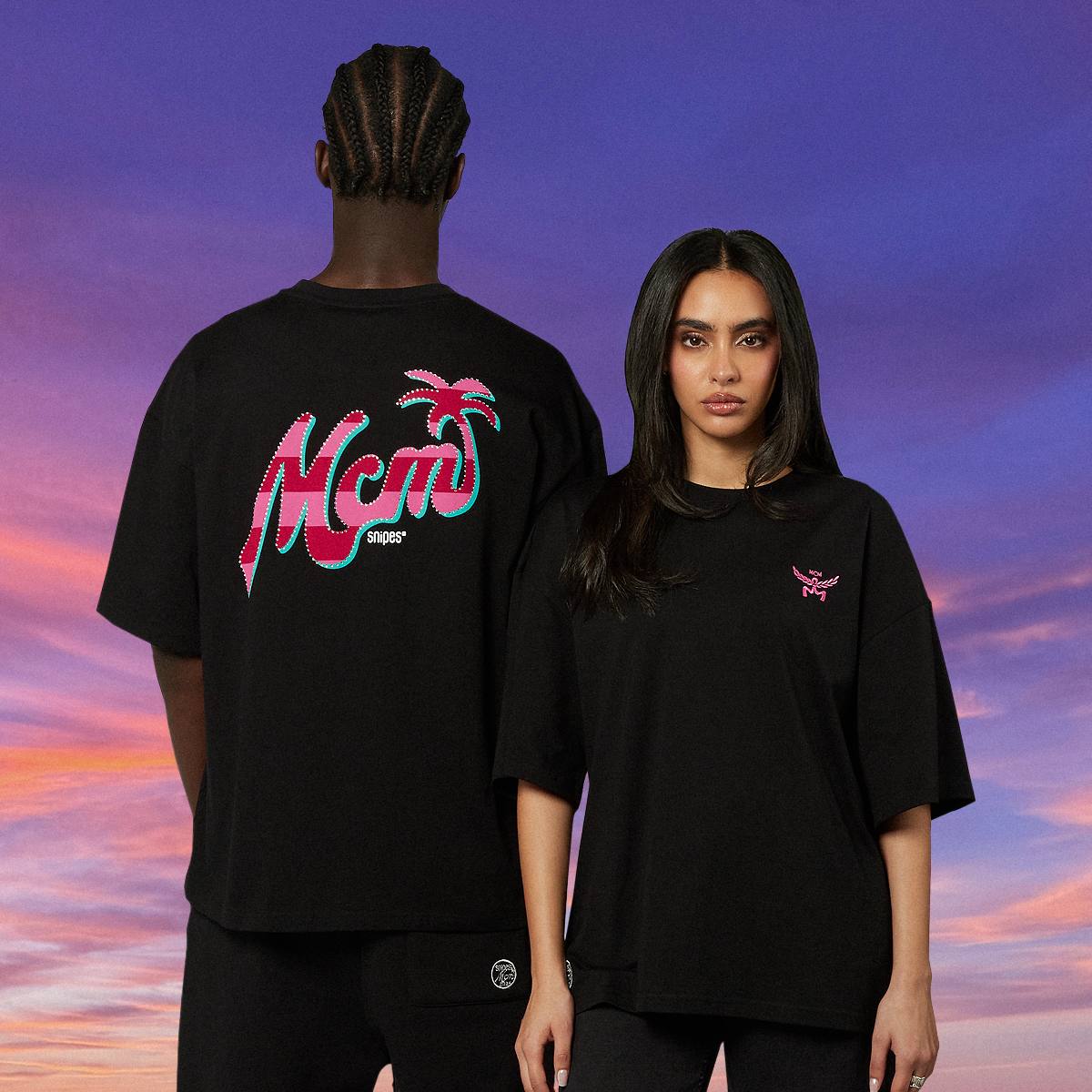 MCM x SNIPES, Miami T-Shirt, black