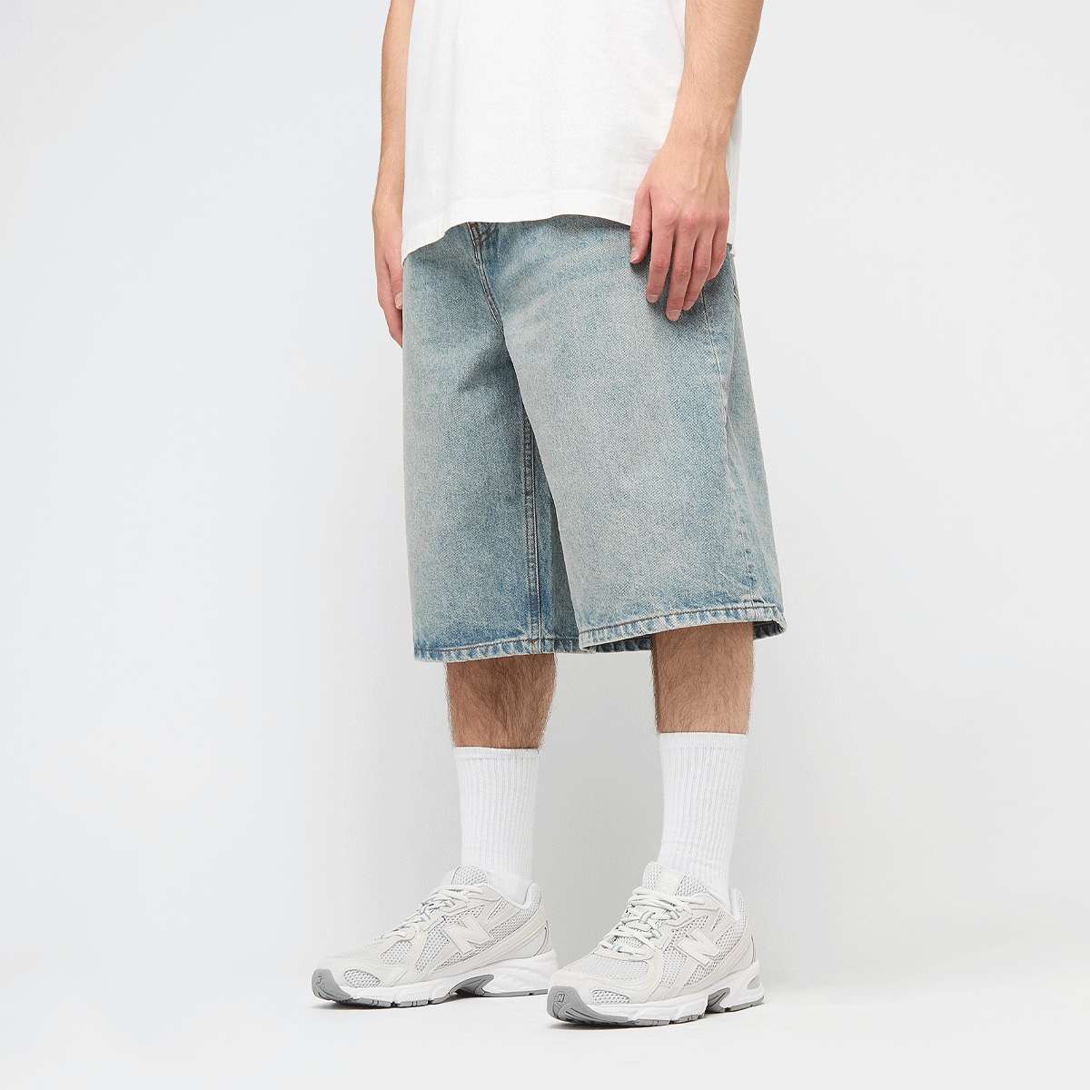2Y STUDIOS, Junan Baggy Basic Shorts, blue