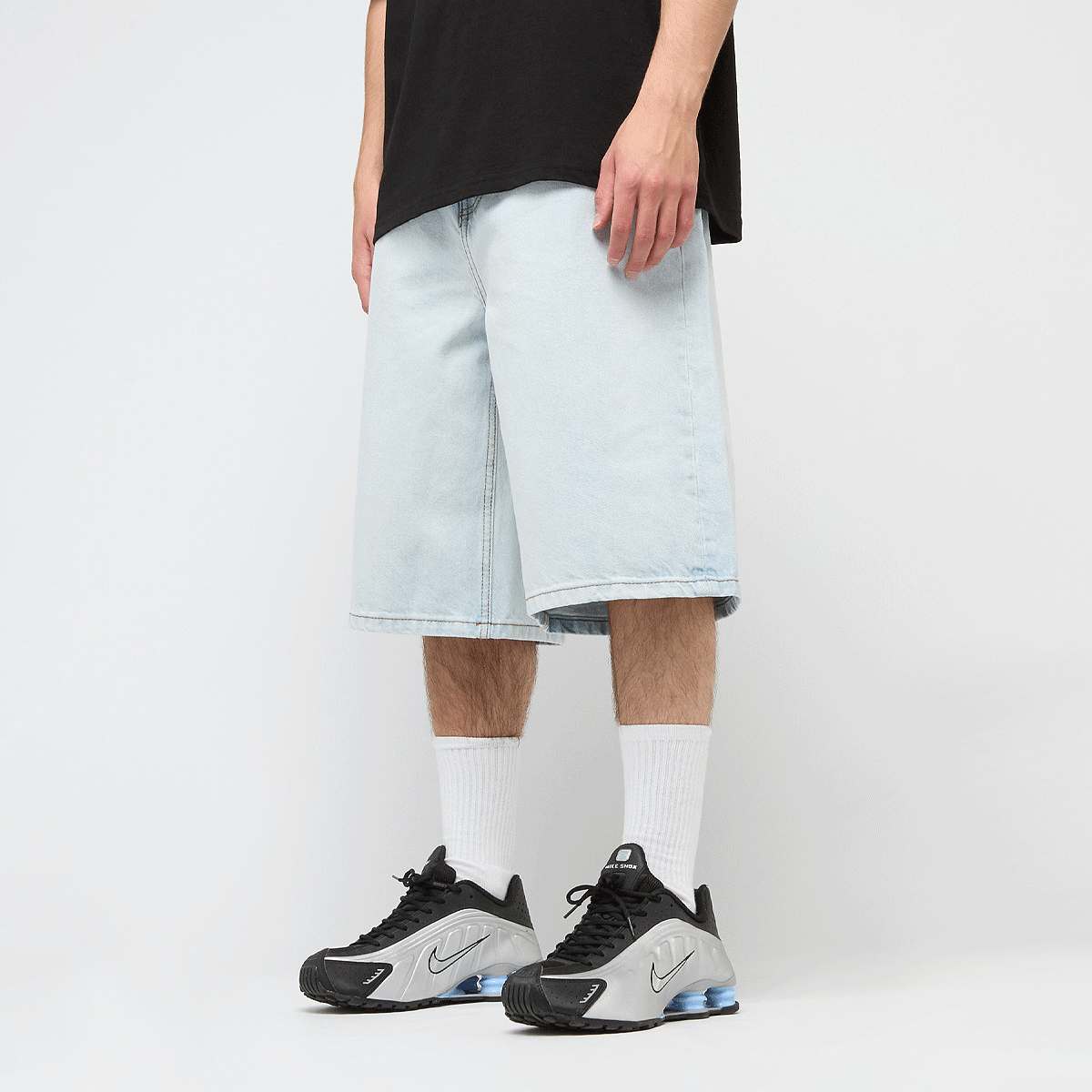 2Y STUDIOS Junan Baggy Basic Shorts men blauw Kleding