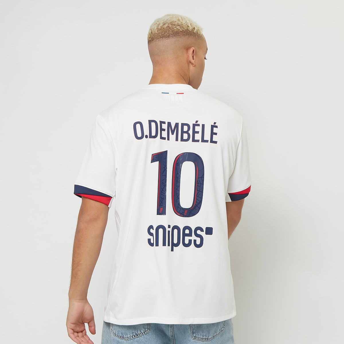 Nike Dembélé No. 10 PSG Away Stadium 2024 25  Jersey's in wit formaten: S