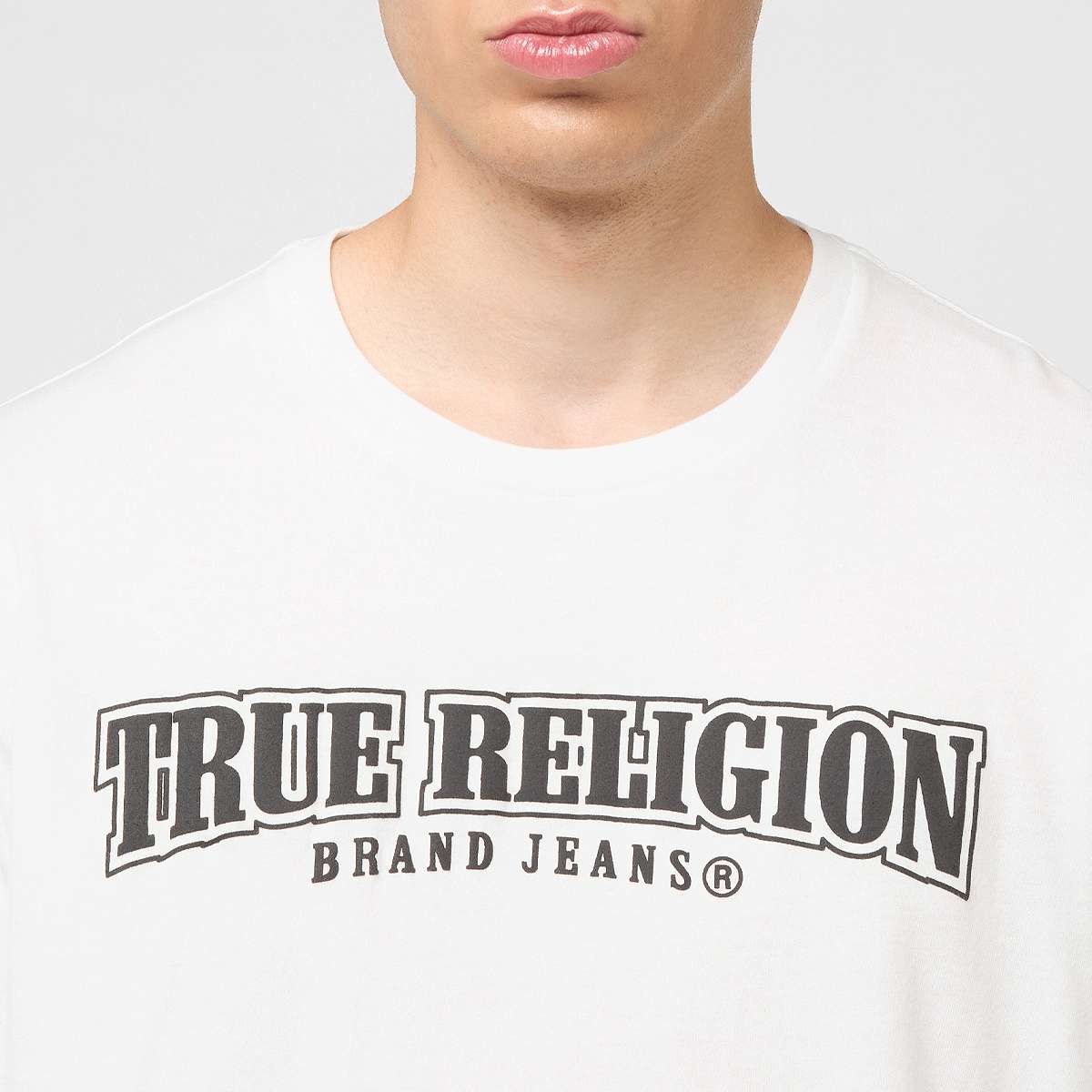 True Religion Relaxed NU Brush Tee men T-Shirts & Polo's wit Maat M Kleding