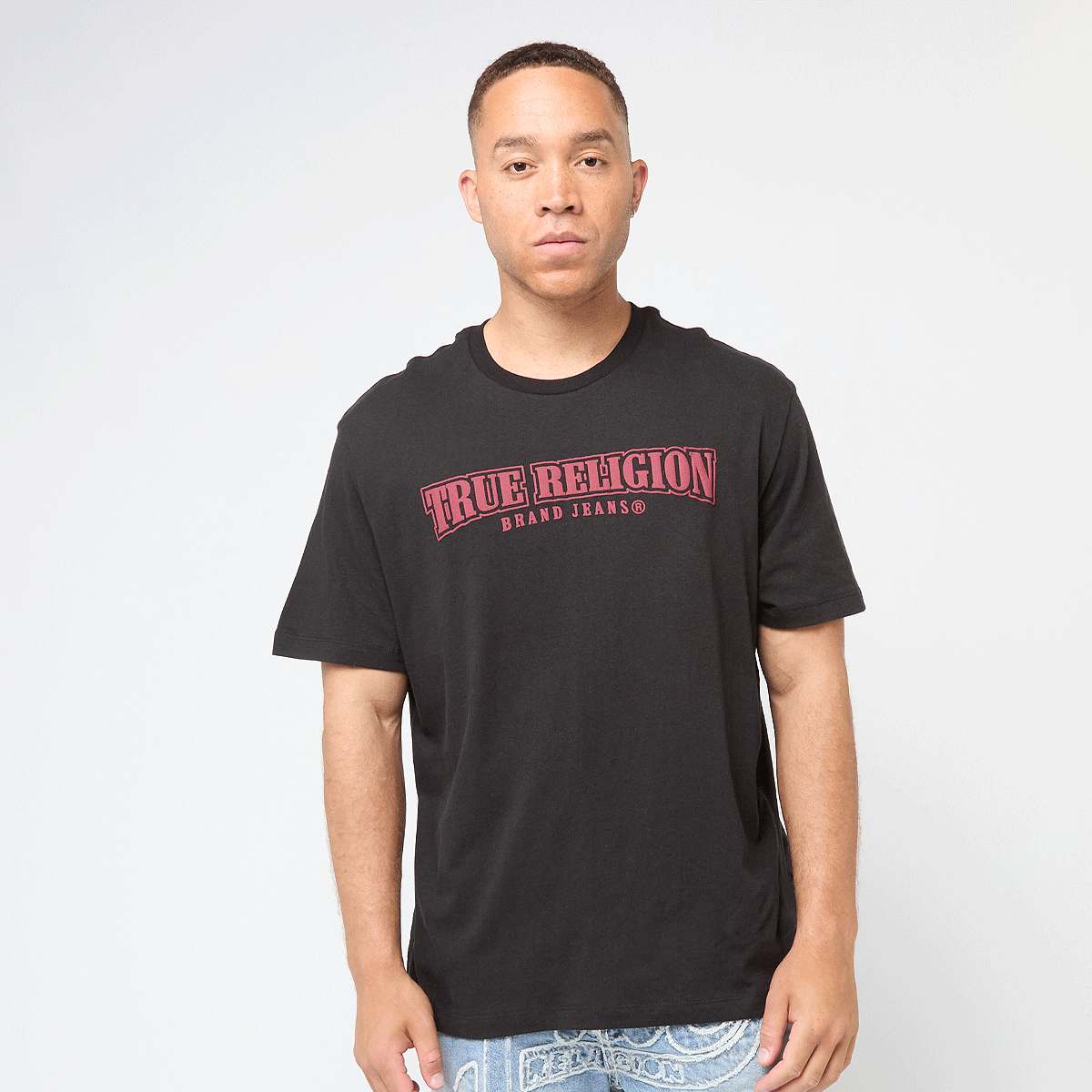 True Religion, Relaxed NU Brush Tee, black