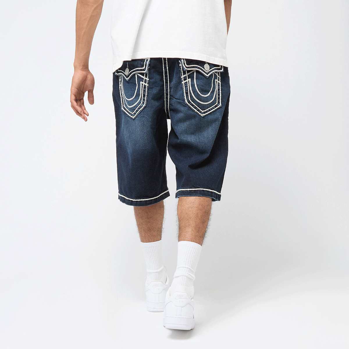 True Religion Vinny Rope Stitch Short men Shorts blauw Kleding