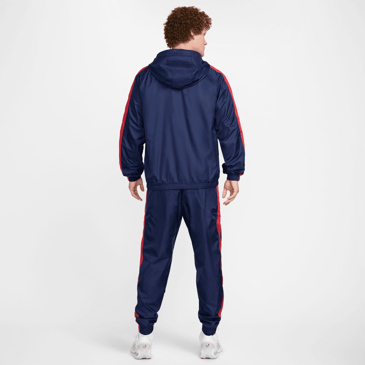 Nike PSG Sportswear City Edition Woven Hooded Tracksuit Trainingspakken in blauw formaten: L
