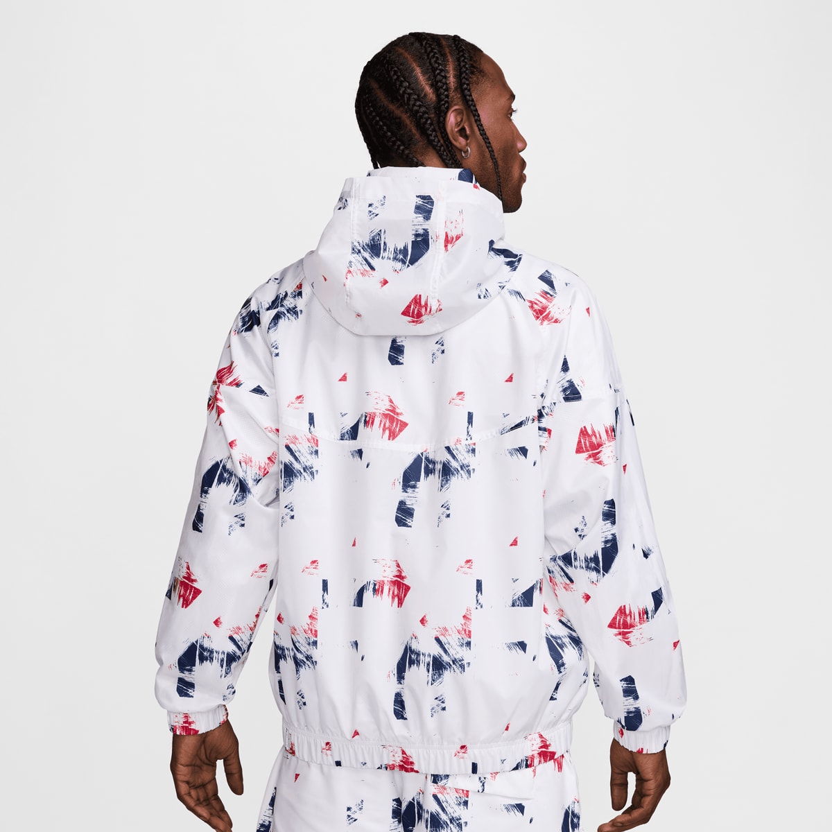 Nike PSG Windrunner Football Anorak Jacket men Trainingspakken wit Maat S Kleding