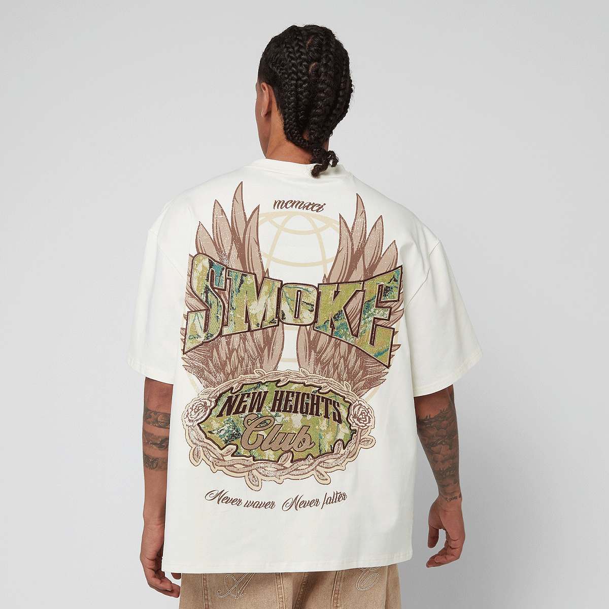Smoke Rise, Tapestry Graphic T-Shirt, beige