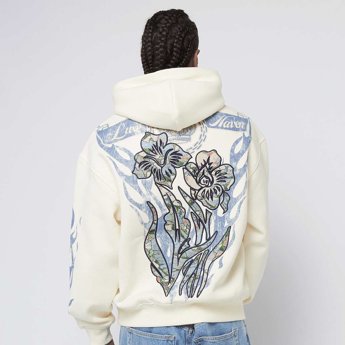 Smoke Rise Oversize Fashion Hoodie Men Hoodies & Sweaters beige Maat L Kleding