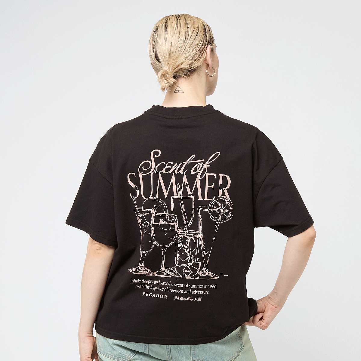 Pegador, Tapo Heavy Oversized Tee, black