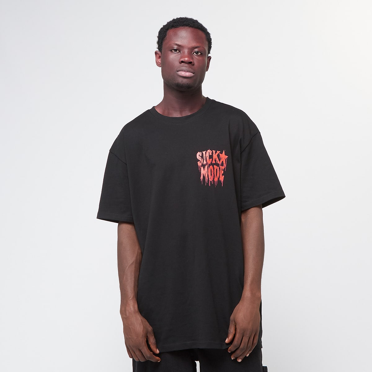 Upscale by Mister Tee Psycho Man Oversize men T-Shirts & Polo's zwart Maat XS Kleding