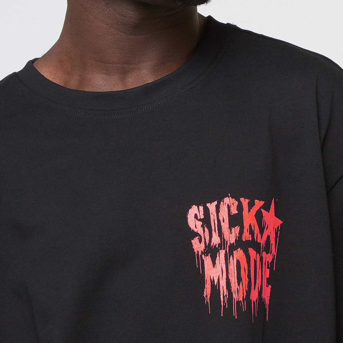 Upscale by Mister Tee Psycho Man Oversize men T-Shirts & Polo's zwart Maat XS Kleding