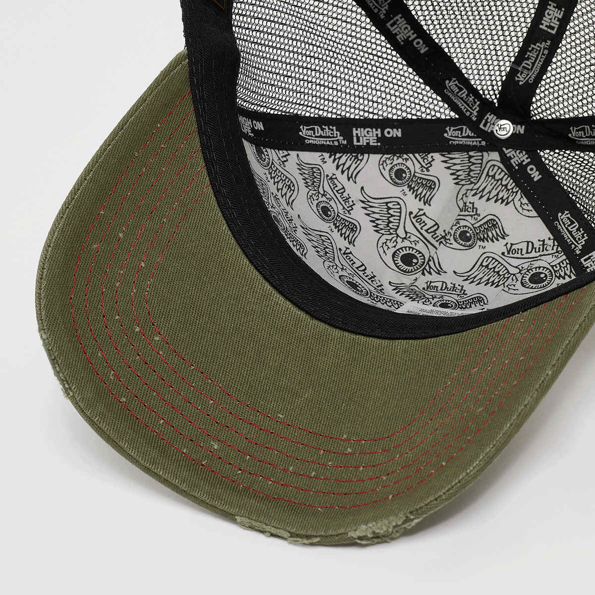 Von Dutch Originals Trucker Kalmar unisex Caps wit Maat ONE SIZE Accessoires
