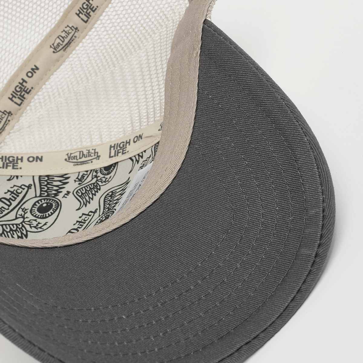 Von Dutch Originals Trucker Riverside unisex Caps beige Maat ONE SIZE Accessoires