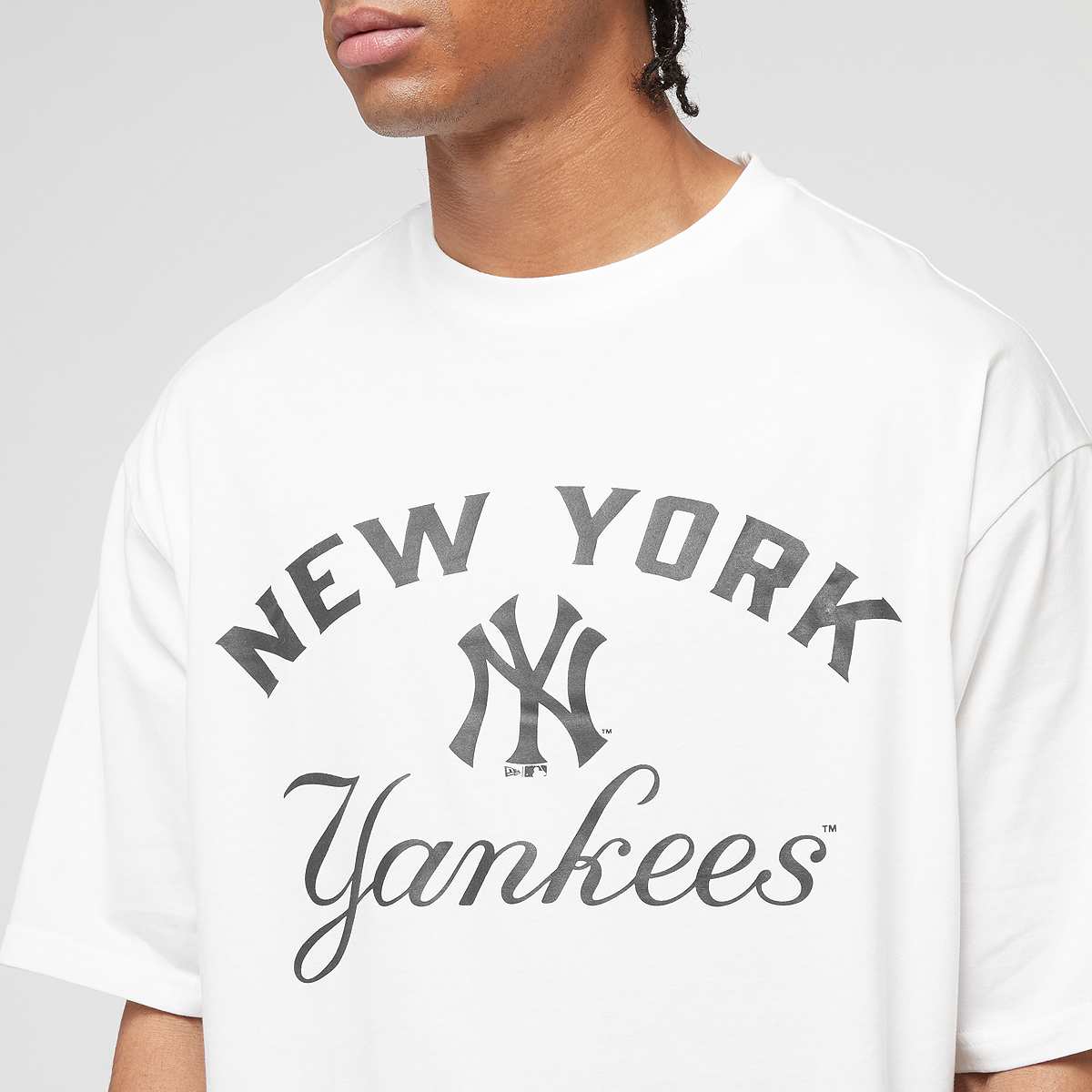 new era MLB Arch Graphic Oversized Tee York Yankees men T-Shirts & Polo's wit Maat S Kleding