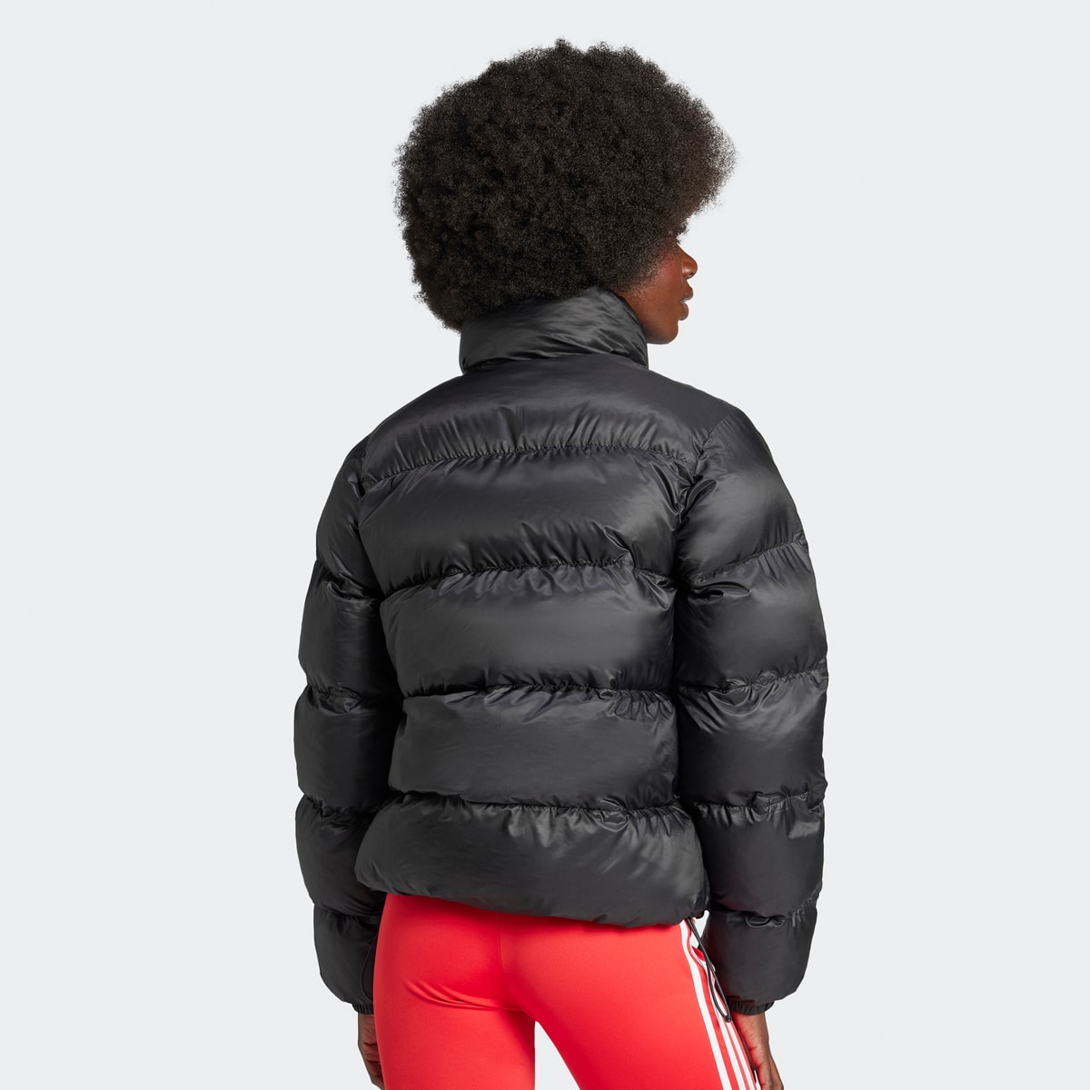 adidas Originals adicolor Short Puffer Jacket Women jackets zwart Maat S Kleding