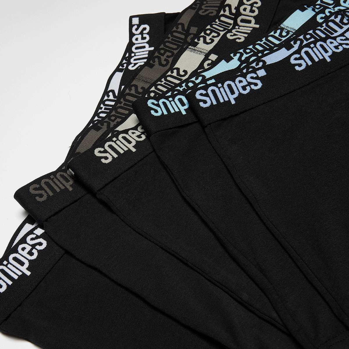 SNIPES 5 PACK Black Tape Briefs Boxershorts Onderbroeken in zwart formaten: S