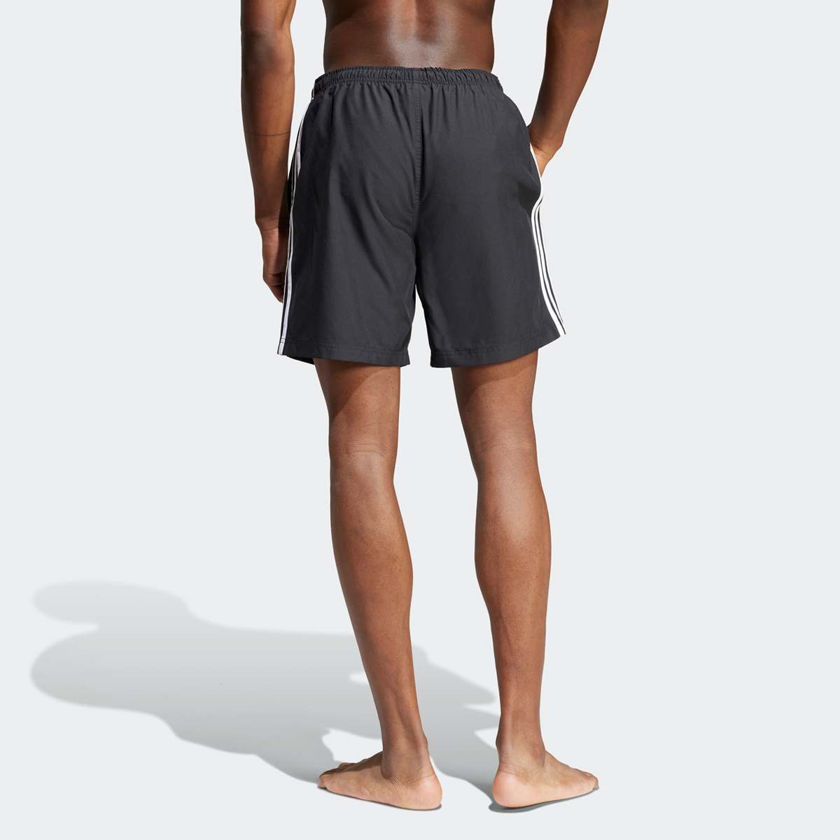 adidas Originals 3-strepen zwembroek men Swimwear zwart Maat S Kleding