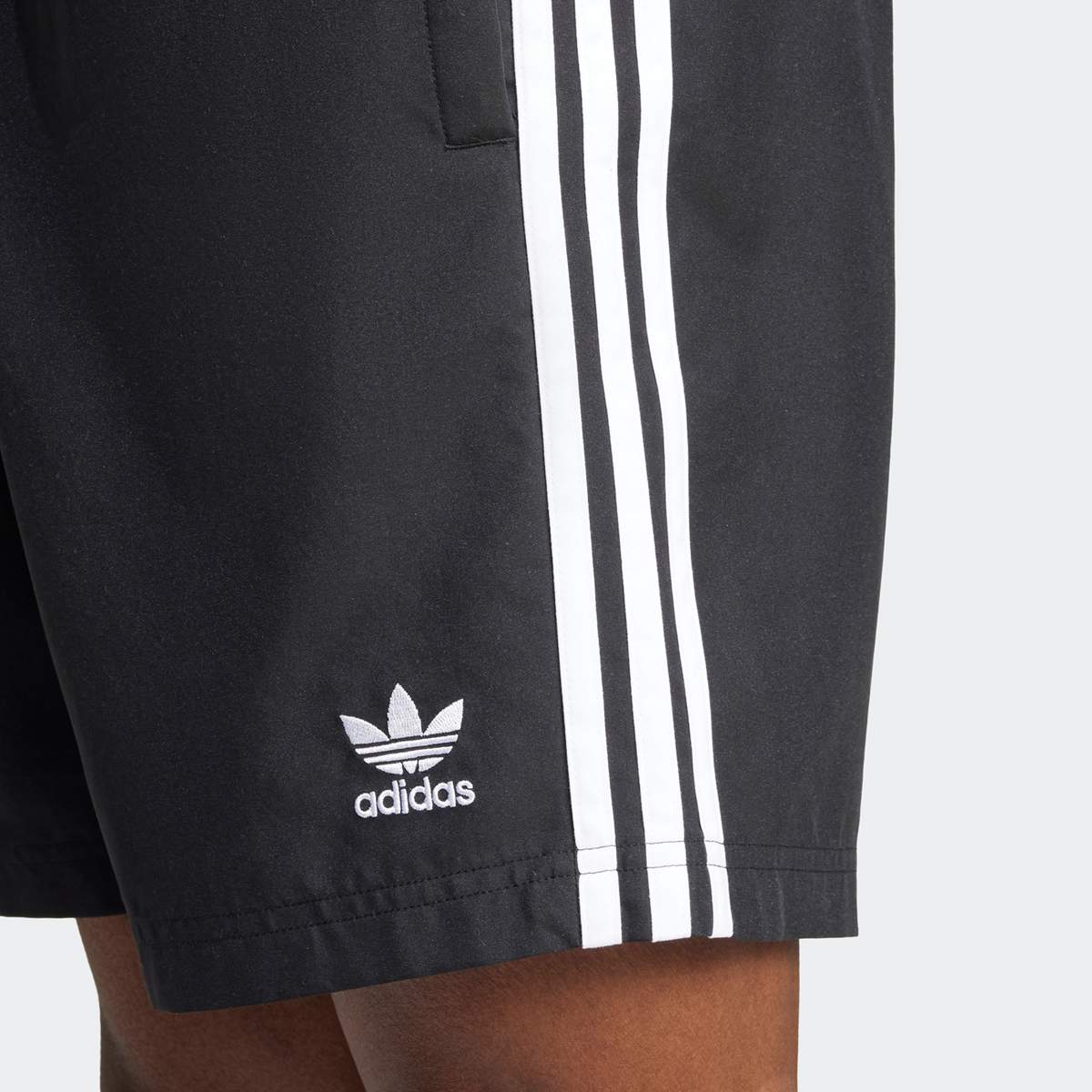 adidas Originals 3-strepen zwembroek men Swimwear zwart Maat S Kleding