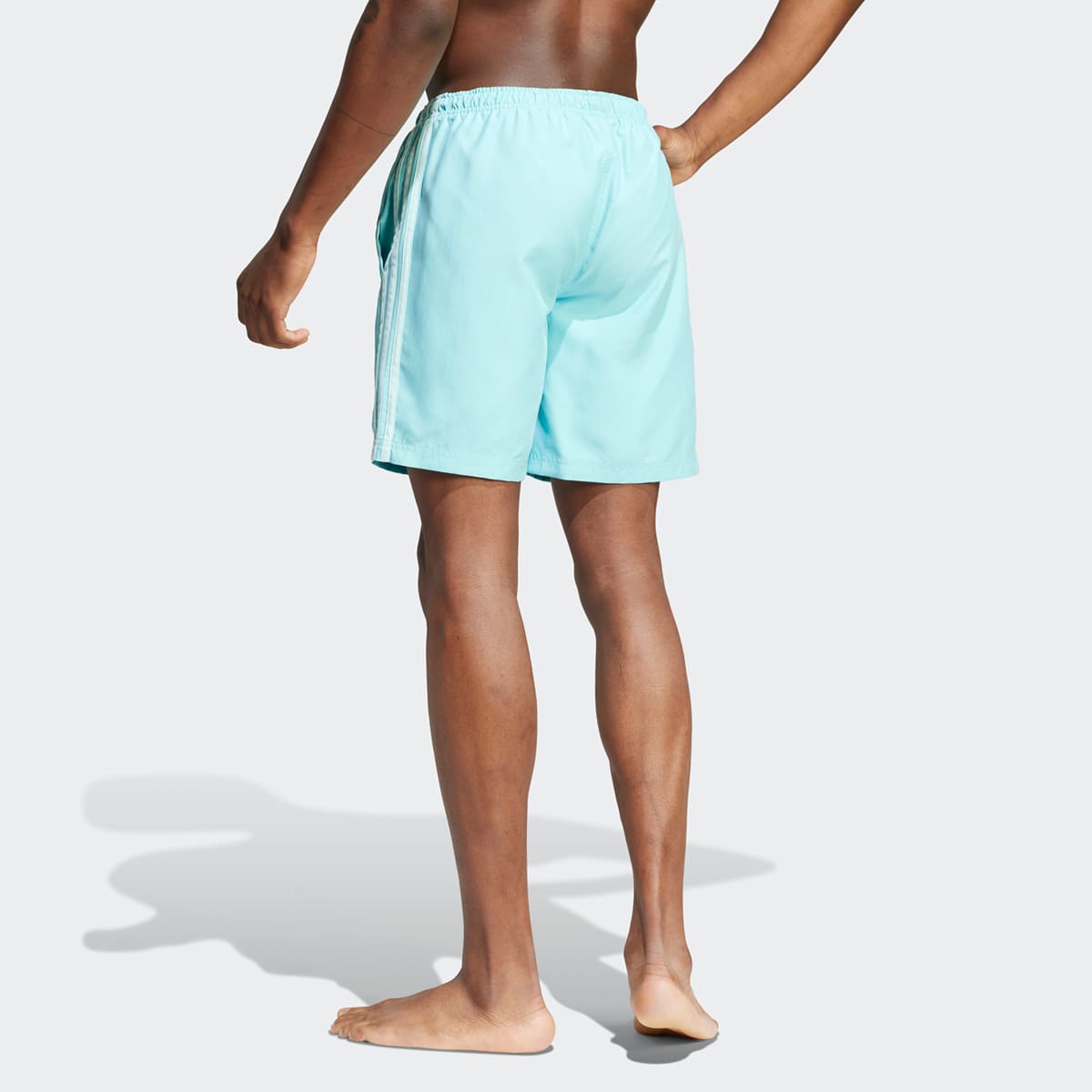 adidas Originals 3-strepen zwembroek men Swimwear blauw Maat S Kleding