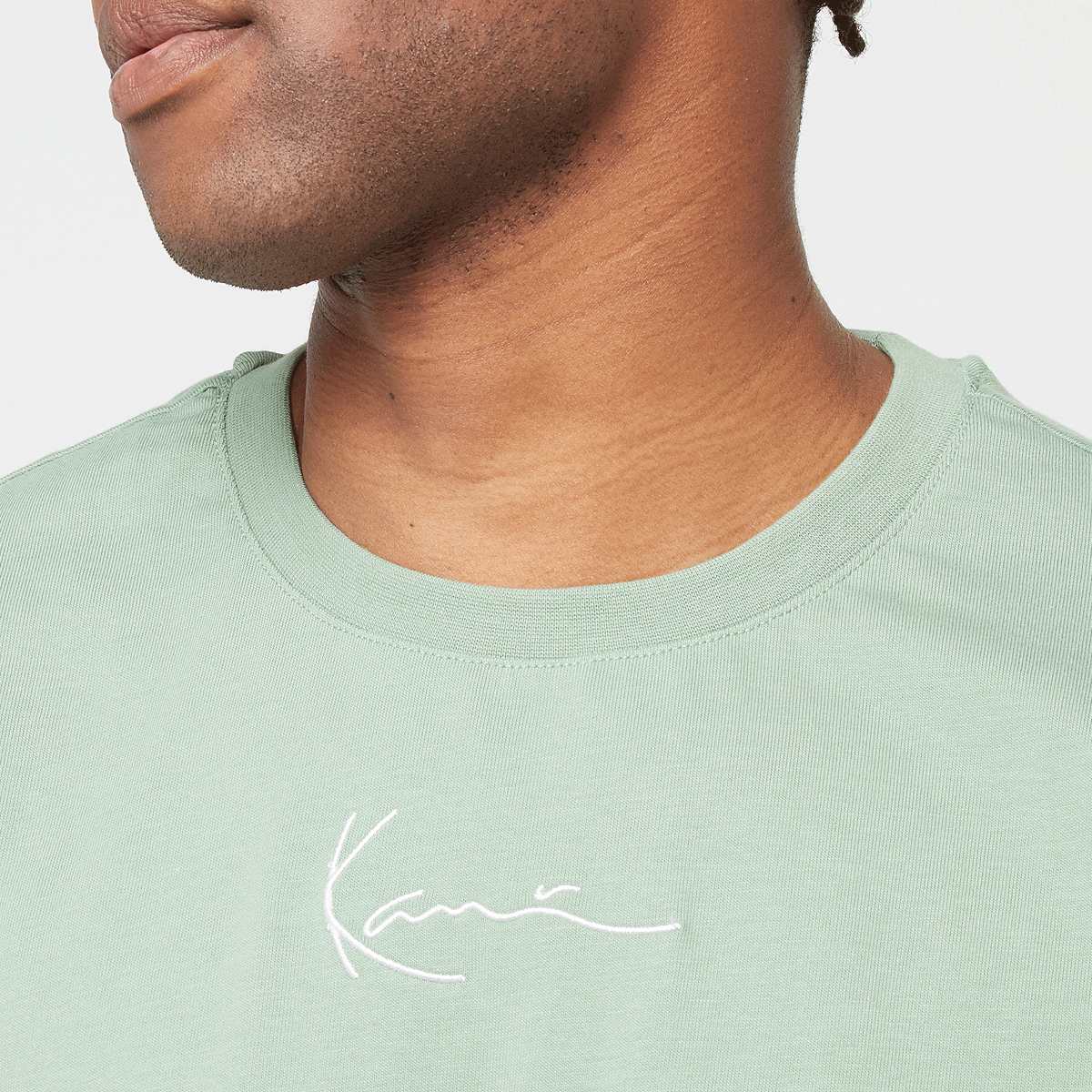 Karl Kani Small Signature Essential Tee Men T-Shirts & Polo's groen Maat XS Kleding