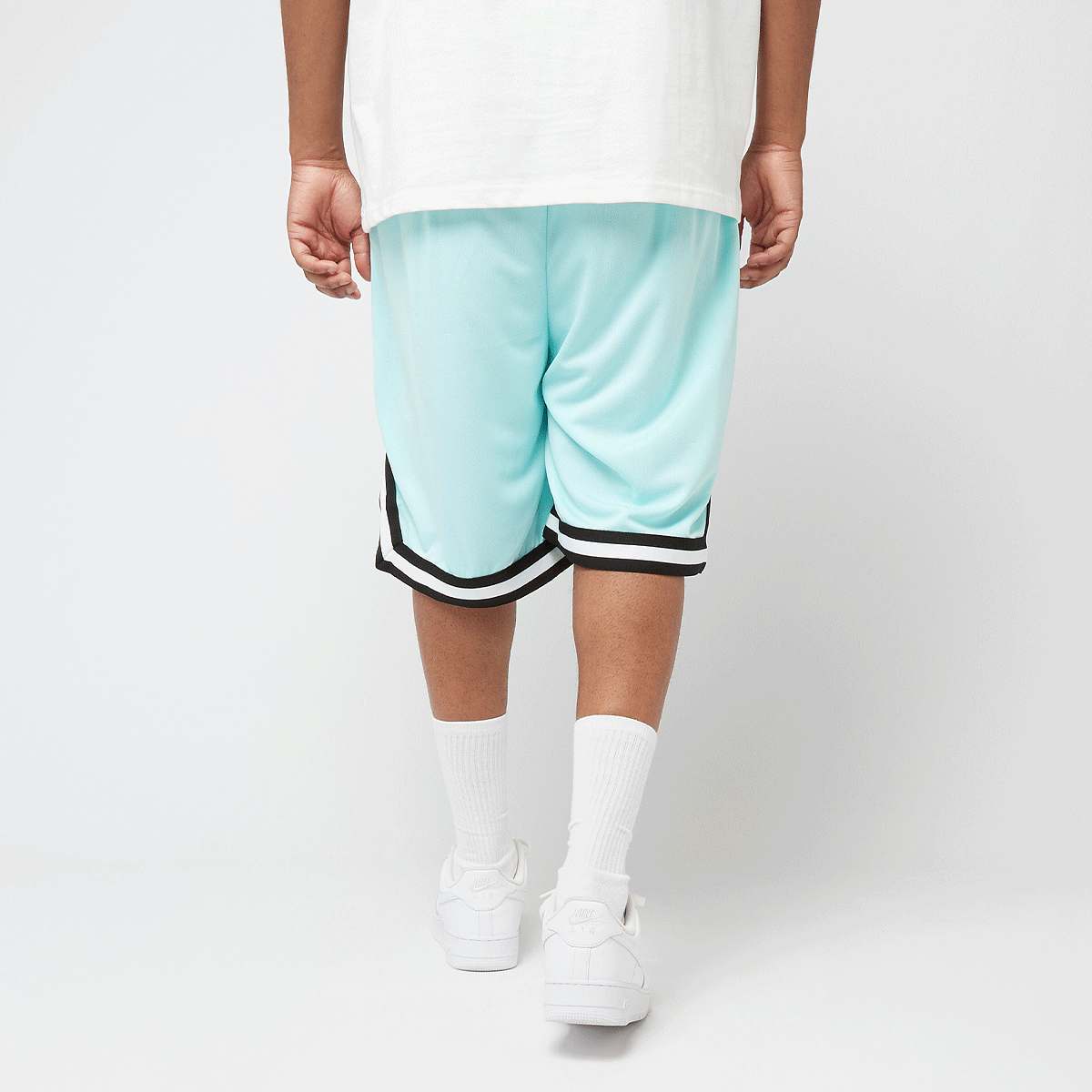 Karl Kani Small Signature Essential Mesh Shorts men Sportshorts turkoois Maat XS Kleding