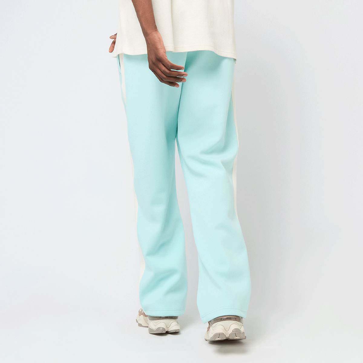 Karl Kani Sidestripe Trackpants men Trainingsbroeken turkoois Maat M Kleding