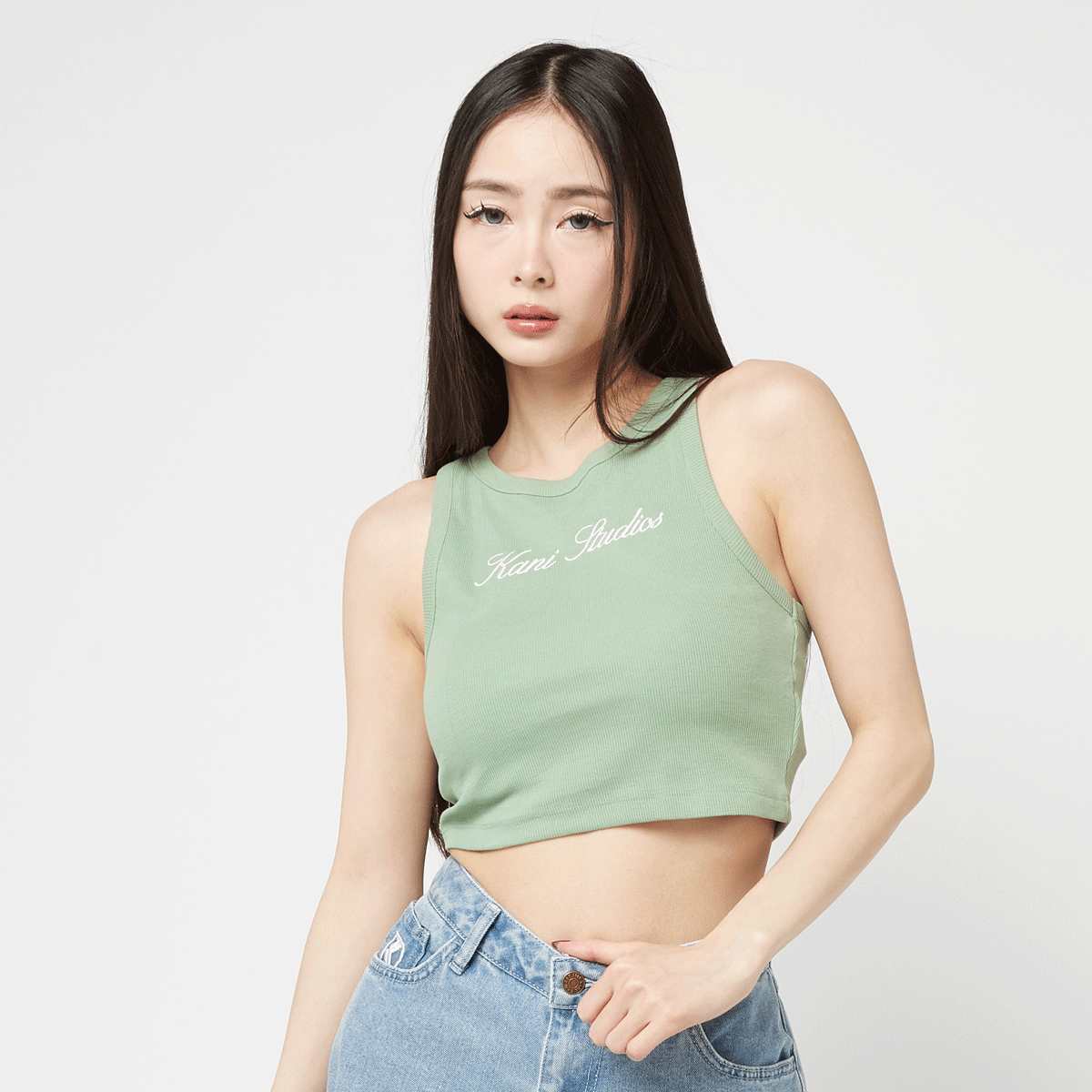 Karl Kani, Rib Racer Top, green