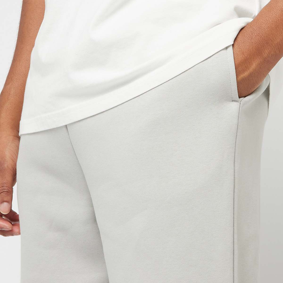 Urban Classics Fluffy Trackpants Trainingsbroeken in grijs formaten: S
