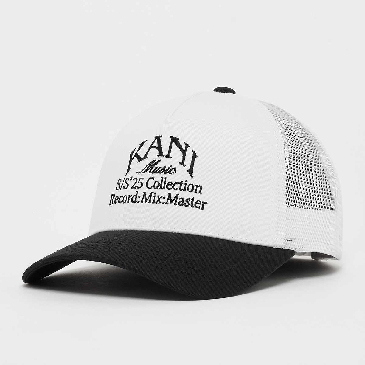 Karl Kani Woven Signature Music Trucker Cap Unisex Caps wit Maat ONE SIZE Accessoires